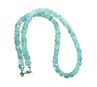 LKBEADS AAA+ rare quality natural rainbow moonstone 6x6mm gemstone 16 inch necklace | faceted stone box shape,white color | beaded necklace | handmade jewelry |LK_NSLF_00209