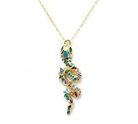 LKBEADS Arabic Calligraphy Heart Pendant & Locket With Multi Stone Made In Gold Plated Brass 45X23Mm Allah Inspired Jewelry Charm Necklace With 18 Inch Chain Cable|LK_CHN_0156