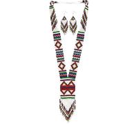 LKBEADS Arctic Heritage Ukrainian Gerdan Necklace With Earring Set Seed Beads Traditional Jewellery Multi Color Handmade Strand Beaded Ukrain Jewelry |LK_UKRN_0788