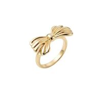 LKBEADS Grace Bow Statement Ring 316L Stainless Steel Gold Plated Adjustable Size Rings Jewelry For Evrey Ocasion Jewellery |LK_SLF_CHR_0462_RJ