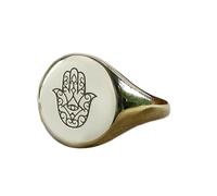 LKBEADS hand of fatima ring in round shape | 925 sterling silver silver plated | gift jewelry,vintage style signet ring's hypoallergenic handmade jewellery|LK_PDR_01314_5