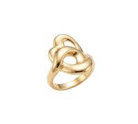 LKBEADS Infinity Heart Statement Ring 316L Stainless Steel Gold Plated Adjustable Size Rings Jewelry For Evrey Ocasion Jewellery |LK_SLF_CHR_0417_L