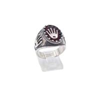 LKBEADS King Crown Signet Ring 316L Stainless Steel Silver Plated Adjustable Size Rings Jewelry For Evrey Ocasion Jewellery |LK_SLF_CHR_0215_RR