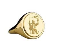 LKBEADS knight signet ring| medieval jewelry| oval engraved warrior chivalry gift jewelry| 925 sterling silver gold plated |LK_PDR_00383_11