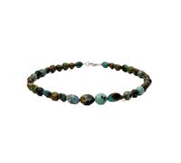 LKBEADS Natural African Turquoise Bead Necklace Tumble Shape Green Color Neck Accessory 8x9-15x20mm|Necklace 18 Inch Handmade Healing Crystal Beads Jewellery |LKSLF_NCK_00525