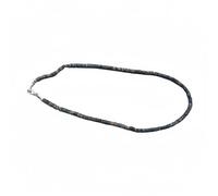 LKBEADS Natural Black Ethiopian Opal Bead Necklace Nugget Shape Green Color Neck Accessory 3-4mm|Necklace 18 Inch Handmade Healing Crystal Beads Jewellery |LKSLF_NCK_00477