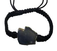 LKBEADS Natural Blue Moonstone Thread Bracelet |LK_STHB_0653 | Fancy Shape Gemstone Rough Cut Stone 7 Inch Adjustable Unisex Wristband Handmade Jewelry