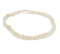 LKBEADS natural citrine gemstone 4mm|round shape faceted cut stone |6.5 inch|yellow color stone |dhan yog stretch bracelet | success wristband | handmade jewelry | LK_WOSB_00901LK_WOSB_00901