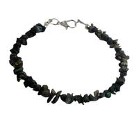 LKBEADS Natural ethiopian opal gemstone 5-7 mm stacking bracelet | 7 inch | multi color, uncut, cheep shape, faceted cut, stone | with silver plated clasp | handmade jewellry |LK_ESK_00132