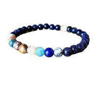 LKBEADS natural multi gemstone gemstone 6mm|round shape smooth cut stone |7 inch|multicolor color stone |energy stretch bracelet | healing wristband | handmade jewelry | LK_WOSB_00593LK_WOSB_00593