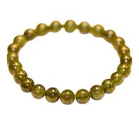 LKBEADS natural tsavorite gemstone 8mm|round shape smooth cut stone |6.5 inch|green color stone |energy stretch bracelet | healing wristband | handmade jewelry | LK_WOSB_00707LK_WOSB_00707