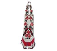 LKBEADS Peacock & Flower Ukrainian Gerdan Necklace Seed Beads Traditional Jewellery Multi Color Handmade Strand Beaded Ukrain Jewelry |LK_UKRN_0310