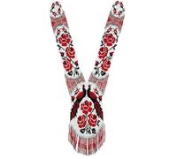 LKBEADS Peacock & Flower Ukrainian Gerdan Necklace Seed Beads Traditional Jewellery Multi Color Handmade Strand Beaded Ukrain Jewelry |LK_UKRN_0905