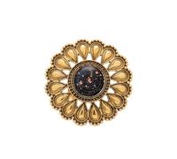 LKBEADS Solar System Mandala Statement Ring 316L Stainless Steel Gold Plated Adjustable Size Rings Jewelry For Evrey Ocasion Jewellery |LK_SLF_CHR_0653_RR