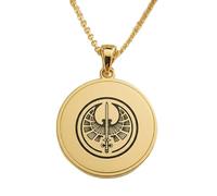 LKBEADS The Aviator’s Legacy Engraving Pendant Necklace Made In 925 Sterling Silver Gold Plated Charm With 18 "Cable Chain Handmade Jewelry For Men Women |LKD_EGP_00690