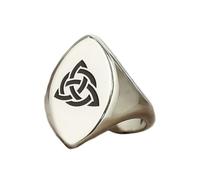 LKBEADS the holy trinity ring in marquise shape | 925 sterling silver silver plated | gift jewelry,vintage style signet ring's hypoallergenic jewellery|LK_PDR_01357_12.5