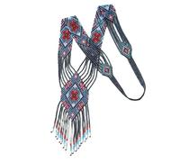 LKBEADS Tribal Star Ukrainian Gerdan Necklace Seed Beads Traditional Jewellery Multi Color Handmade Strand Beaded Ukrain Jewelry |LK_UKRN_0128