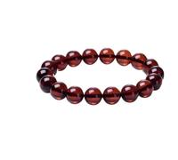 LKDCNUP Lucky Bracelet, Authentic Blood Amber Bracelet for Men and Women, Burmese, Small Single Circle to Attract Wealth and Fortune
