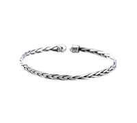 LKDCNUP Lucky Bracelet, Bracelet,Inspirational Bracelets，Ladies Open Bangle Silver birthday gift Silver Bangle Ladies bracelet Jewelry Women's Bracelets
