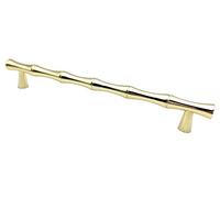 LKDCNUP Retro Handle， Handle,Dresser Pulls 6 1/4" C-C Bamboo Drawer Pull Brushed Gold Nickel Polished Chrome Oil Rubbed Bronze Antique Pewter Cabinet .25" 160