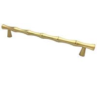 LKDCNUP Retro Handle， Handle,Dresser Pulls 6 1/4" C-C Bamboo Drawer Pull Brushed Gold Nickel Polished Chrome Oil Rubbed Bronze Antique Pewter Cabinet .25" 160