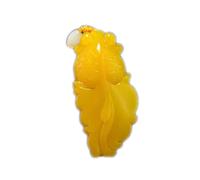 LKDCNUP Talisman necklace, Feng Shui Pendant,Feng Shui Yellow Jade Necklace Pendant for Women Genuine Yoga Golden Jade Fish Fashion Auspicious