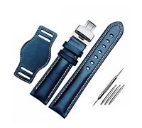 LKDCNUP Watch strap, Watchband,The Genuine Leather Bracelet Watch Strap Matte With Mat Wine Red Wrist Watches Band