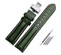 LKDCNUP Watch strap, Watchband,The Genuine Leather Bracelet Watch Strap Matte With Mat Wine Red Wrist Watches Band