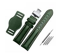 LKDCNUP Watch strap, Watchband,The Genuine Leather Bracelet Watch Strap Matte With Mat Wine Red Wrist Watches Band