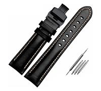LKDCNUP Watch strap, Watchband,The Genuine Leather Bracelet Watch Strap Matte With Mat Wine Red Wrist Watches Band