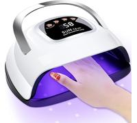 LKE UV Nail Lamp, Dryer 220W Light for Nails with 4 Timers LED Lamp Gel Polish Kit Professional Art Tools Automatic Sensor