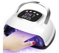 LKE UV Nail Lamp, Dryer 220W Light for Nails with 4 Timers LED Lamp Gel Polish Kit Professional Art Tools Automatic Sensor