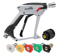 LKEVREG 4350 PSI High Pressure Washer Gun with 5 Water Nozzle Tip, Stubby Short Lance Pressure Washer Accessories for Car Cleaning, M22 14MM Hose Connector for Karcher K1-K7