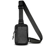 LKEX Mini Sling Bag Men Women Crossbody Chest Bag, Black 2 -Mini（l*w*h=13*3*19cm）, S