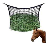 LKFDTW Horse Hay Net, Large, Tight Mesh Hay Net for Horses, Robust and Durable Hay Grid Net for Slowing Feed, Reusable Hay Bag with Drawstring (60 x 90 cm)