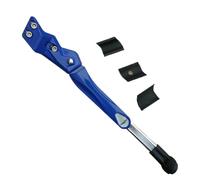 LKfjnhePF Bike Kickstand Universal Aluminum Alloy Adjustable Bicycle Foot Support, Tripod Bracket, Mountain Bike Accessories(Blue)