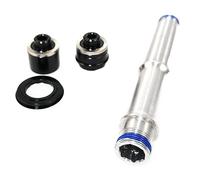 LKfjnhePF Quick Release Bike Skewers Thru Axle Aluminum 130mm*5m Replace Shaft Rear Hub Road Bike QR Adaptor With End Caps Parts(TA and end caps)