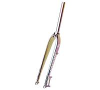LKfjnhePF Suspension Forks Matte Rigid Fork FIt 26/27.5/29inch Aluminum Alloy Mountain Bike Straight Tube 28.6mm A-pillar MTB Hard(For26 27.5 29 StyleH)