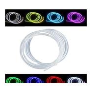 LKG ® Side Glow Flexible Fibre Optic Optical Fibre Lighting Light Cable 2mm Diameter - DIY, Moody Lights, Sensory, Ceiling Stars, Waterproof (2 Meters)