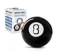 LKH Home Collection Magic 8 Ball Classic Retro Novelty Mystic 8 Ball Gadget For Decision Making Fortune Telling Fun Toy Game With Predictions Black