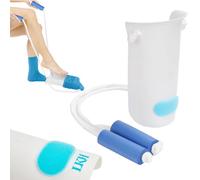 LKH Home Collection Sock Assist And Shoe Horn Set Easy Sock Aid Device & Adjustable Shoehorn For Seniors, Limited Mobility & Post-Surgery Use
