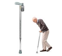 LKH Aluminum Walking stick - Lightweight 28-38 Inches Aluminum Walking Cane for Seniors & Adults - Adjustable Walking Stick with Comfortable Handle & Anti-Skid Base