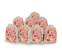 LKHDS 8PCS Drawstring Bags, Acorn Leaf Pattern Cotton Storage Bags for Home, Reusable Jewelry Pouch Portable Bunches Pocket for Party Wedding Christmas Gift Bag