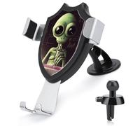 LKHDS Alien Smoke Phone Holders for Your Car Phone Mount Truck Stand for All Phone, Adjustable and Easy Clamp Cellphone Holder Car Accessories for Dashboard/Windshield/Vent