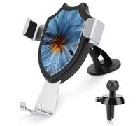 LKHDS Big Blue Flower Phone Holders for Your Car Phone Mount Truck Stand for All Phone, Adjustable and Easy Clamp Cellphone Holder Car Accessories for Dashboard/Windshield/Vent