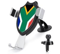 LKHDS South Africa Flag Phone Holders for Your Car Phone Mount Truck Stand for All Phone, Adjustable and Easy Clamp Cellphone Holder Car Accessories for Dashboard/Windshield/Vent