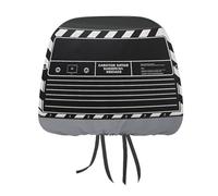 LKHDS Universal Headrest Covers Pack of 2, Classic Movie Clapboard Black Headrest Cover for Car, Easy to Install, Breathable & Soft Headrest Protectors for Most Vehicle