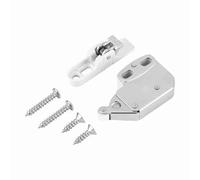 LKHGTR Cupboard Door Cabinet Latch Lock Set, Automatic Spring Snap System Push in Touch Lock Elephant Trunk Shape for Wardrobe Cabinet Door Made in China