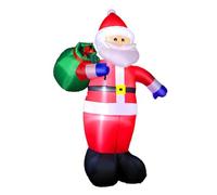 LKHLTBF Christmas Inflatable Santa Claus Outdoor Blow Up Yard Decorations,Giant Outside Standing Waterproof Smiling Santa Claus