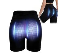 LKHLTBF EMS Intelligent Microcurrent Shaping Yoga Massage Shorts Enhance Buttocks Fitness And Plastic Training Reduce Fat Mass Hip Lift,L